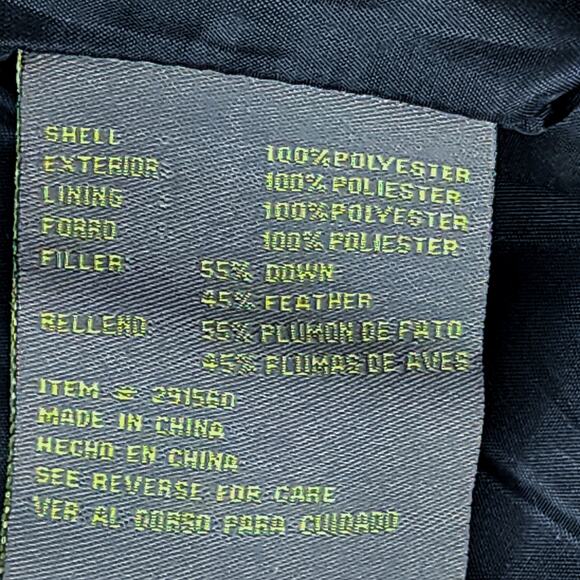 Kenneth Cole Reaction Men's Large Size Navy Blue Puffer Vest Down Adult Full Zip - Picture 6 of 7